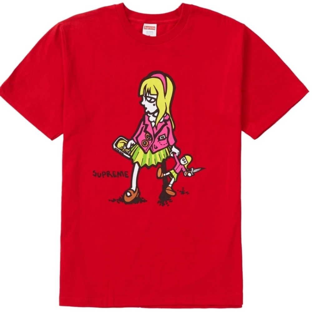 Suzie Switchblade Tee Red. Brand new. SS19.